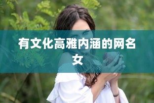 有文化高雅内涵的网名女 第1张 有文化高雅内涵的网名女 第1张