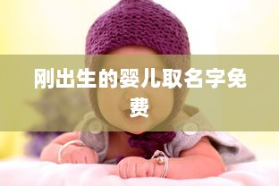 刚出生的婴儿取名字免费
