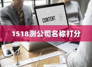 1518测公司名称打分