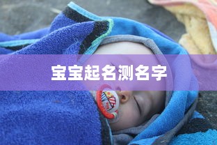宝宝起名测名字