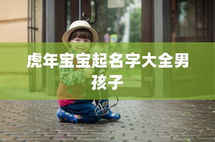 虎年宝宝起名字大全男孩子 第1张 虎年宝宝起名字大全男孩子 第1张