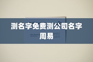 测名字免费测公司名字周易  第1张