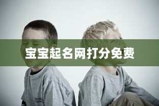 宝宝起名网打分免费