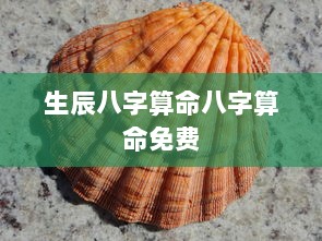 生辰八字算命八字算命免费