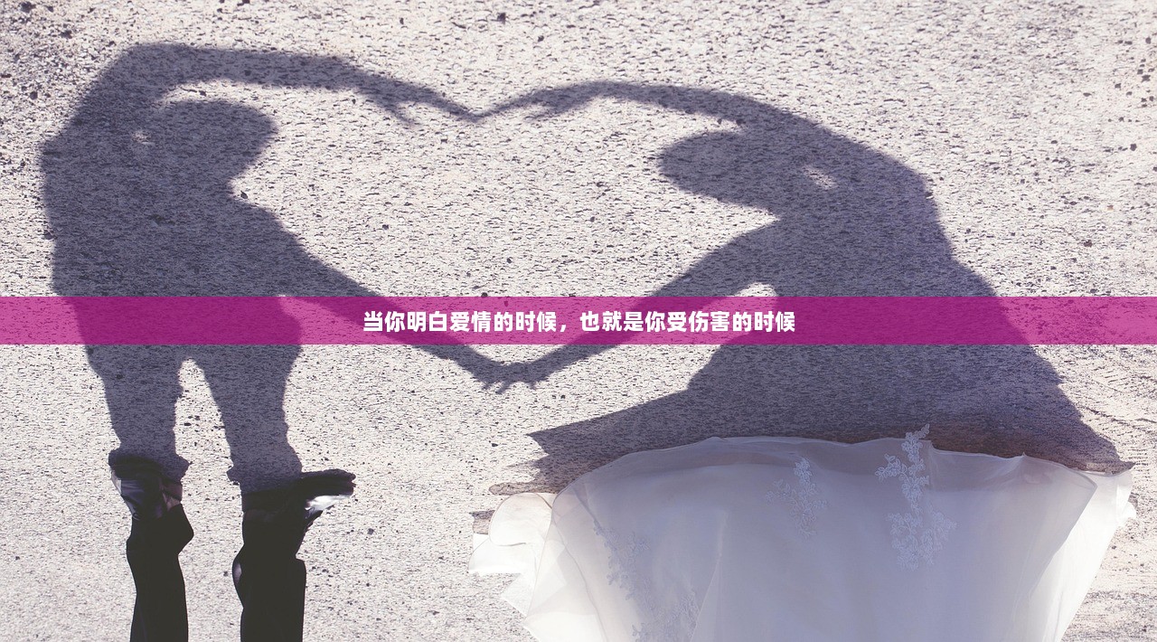 当你明白爱情的时候，也就是你受伤害的时候  第1张