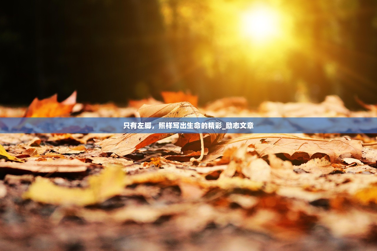 只有左脚，照样写出生命的精彩_励志文章