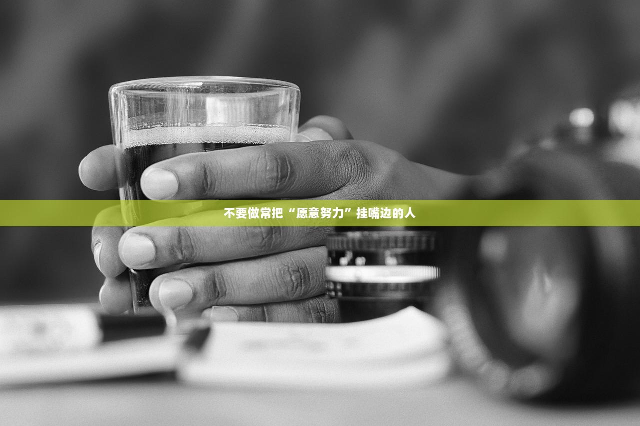 不要做常把“愿意努力”挂嘴边的人  第1张