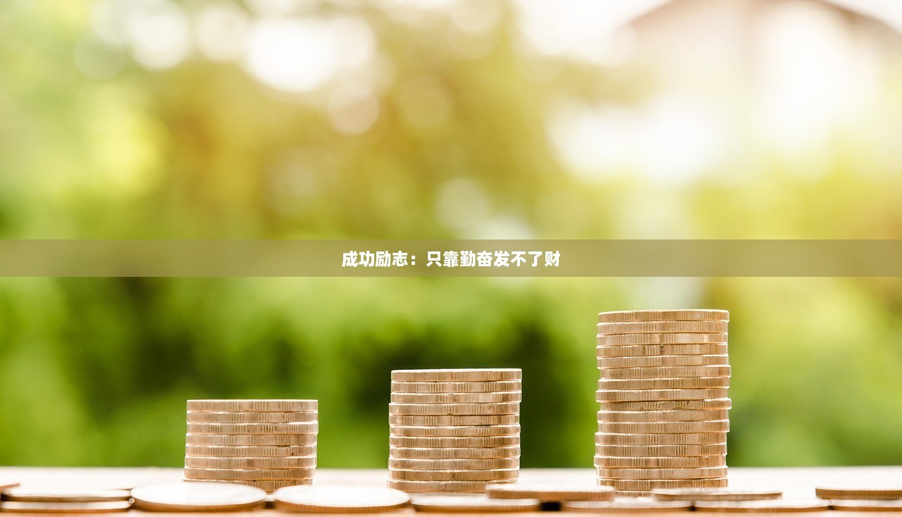 成功励志：只靠勤奋发不了财