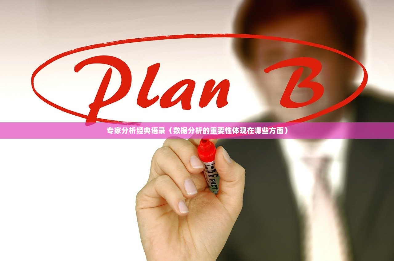 专家分析经典语录（数据分析的重要性体现在哪些方面）