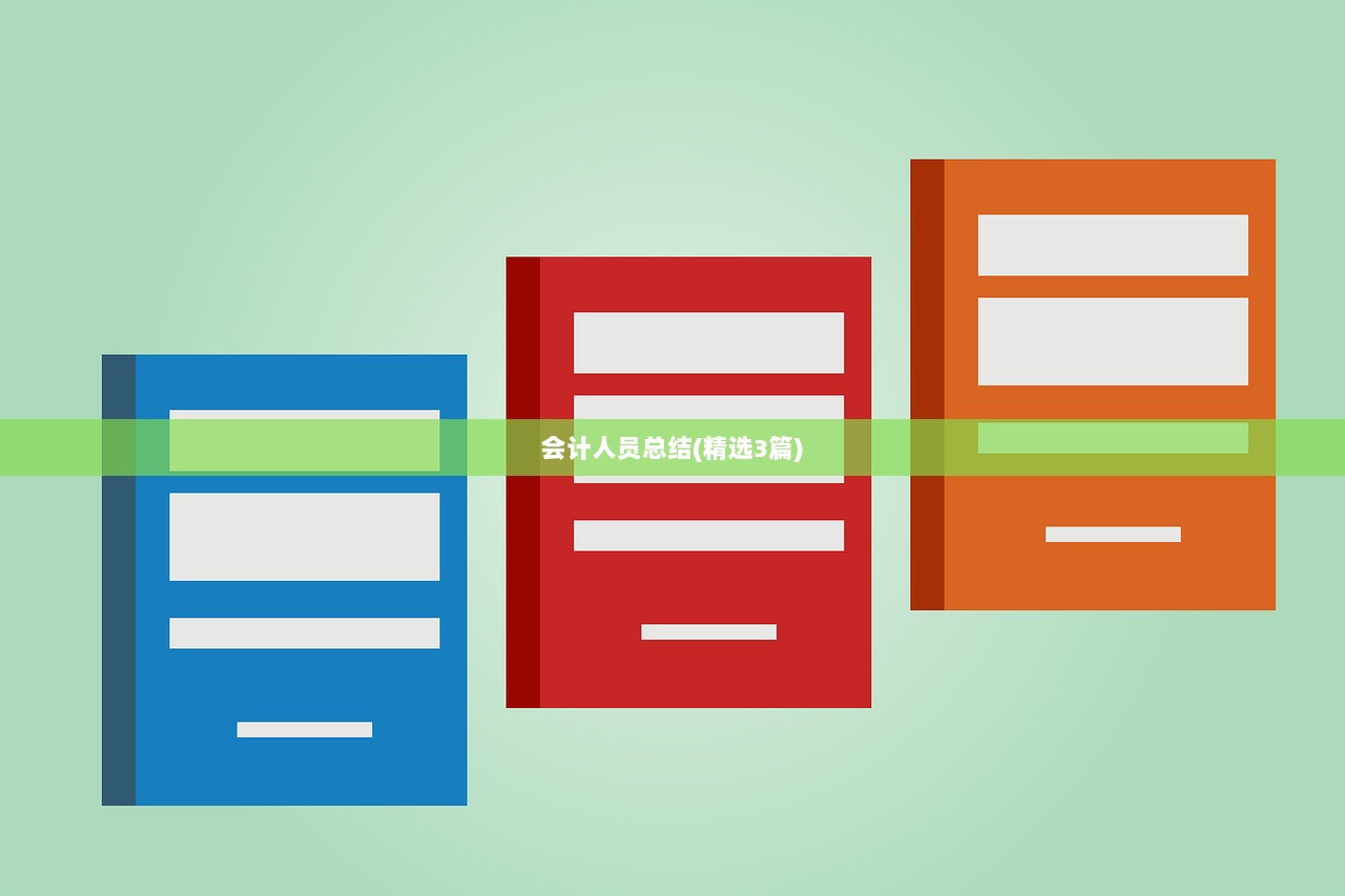 会计人员总结(精选3篇)