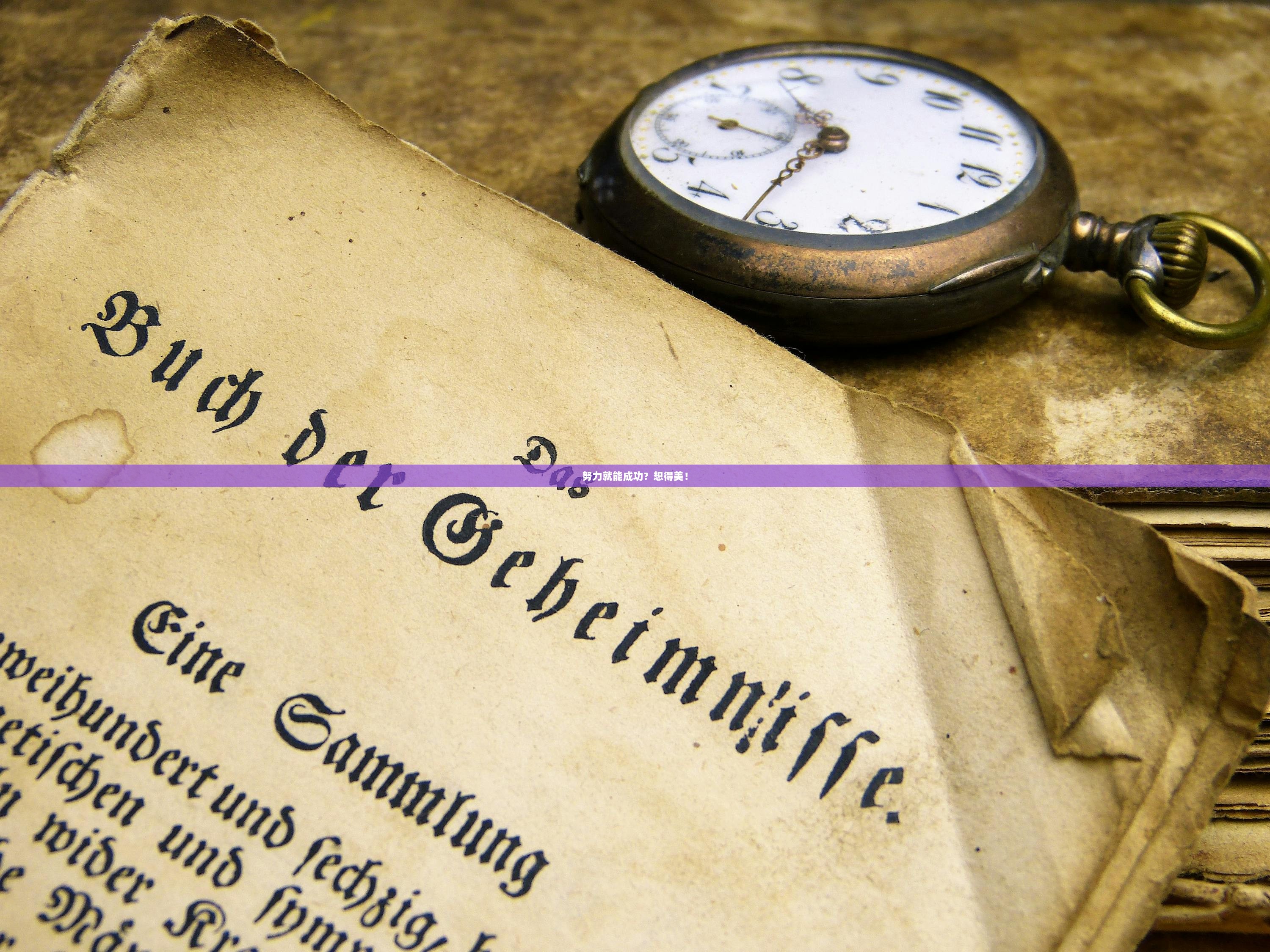 努力就能成功？想得美！  第1张