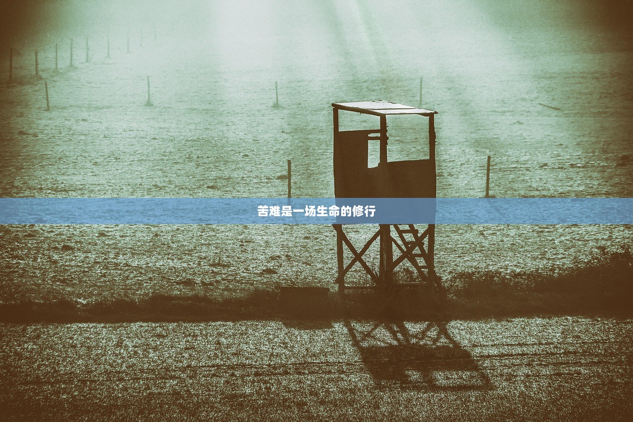 苦难是一场生命的修行