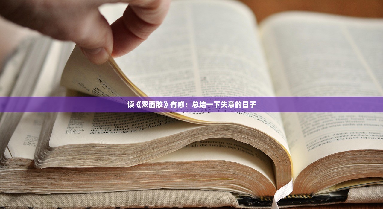 读《双面胶》有感：总结一下失意的日子