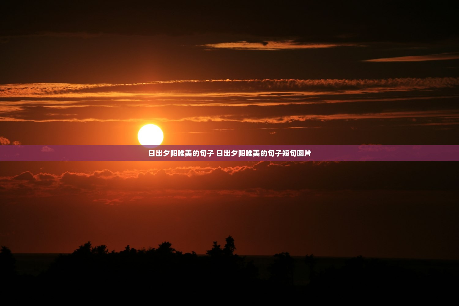 日出夕阳唯美的句子 日出夕阳唯美的句子短句图片