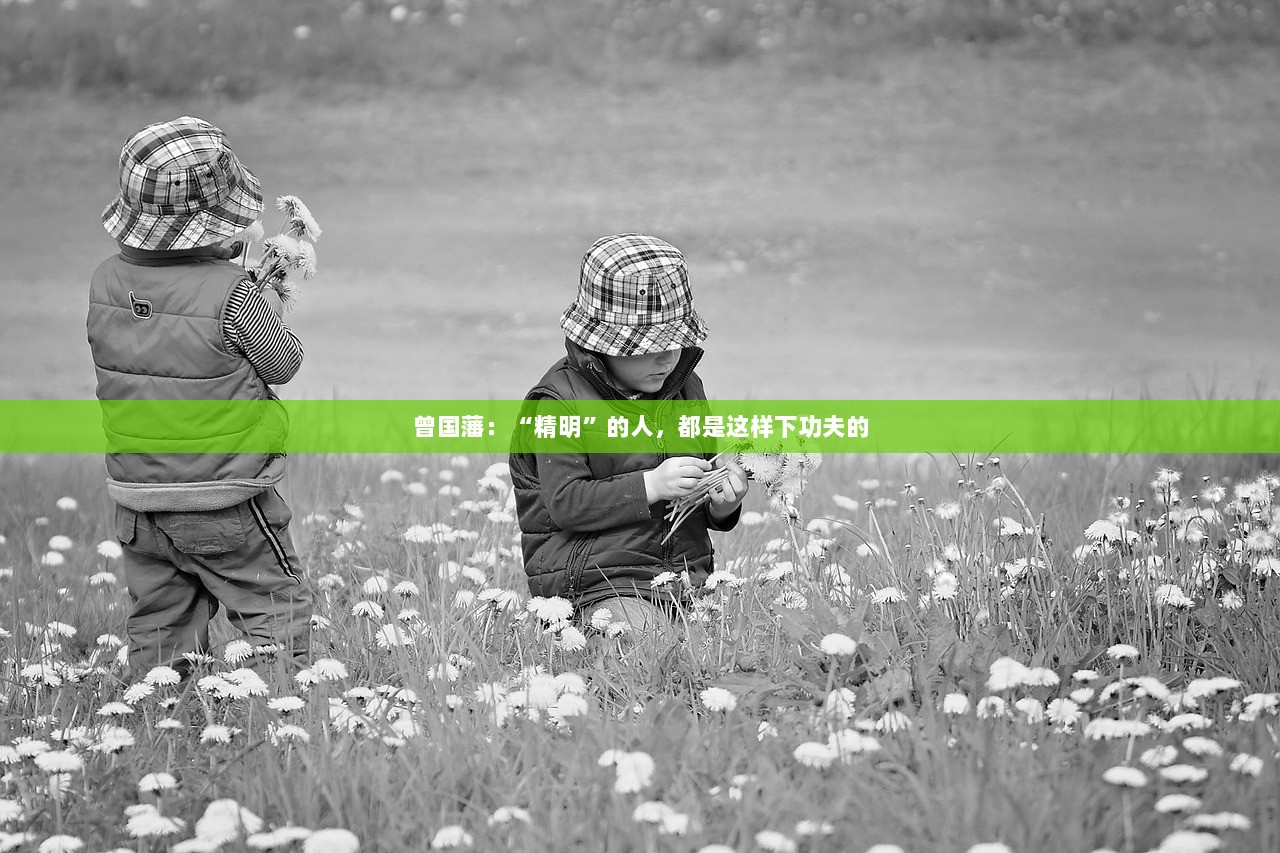 曾国藩：“精明”的人，都是这样下功夫的