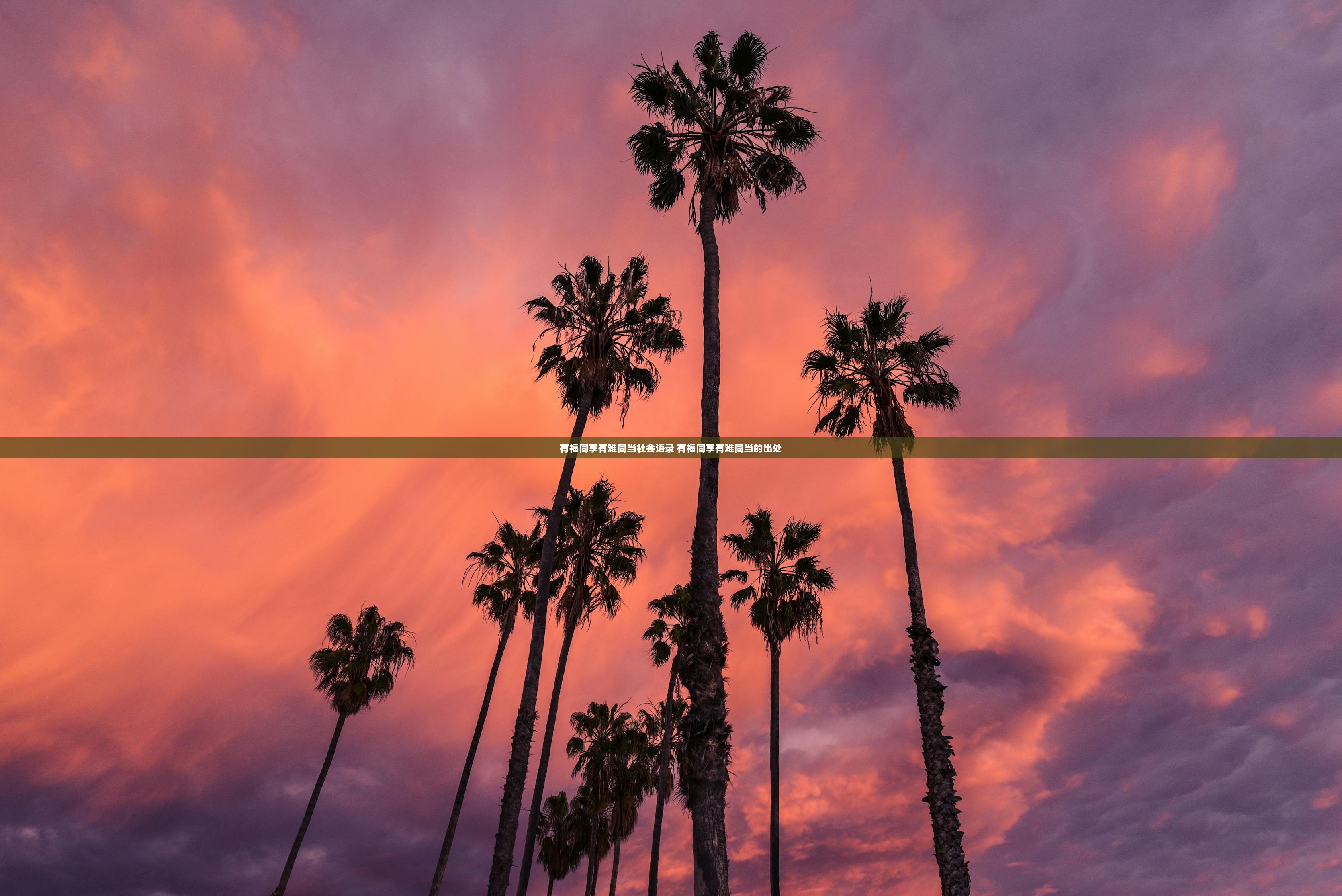 有福同享有难同当社会语录 有福同享有难同当的出处
