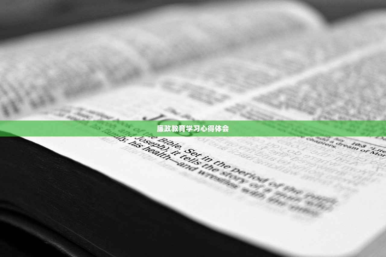 廉政教育学习心得体会