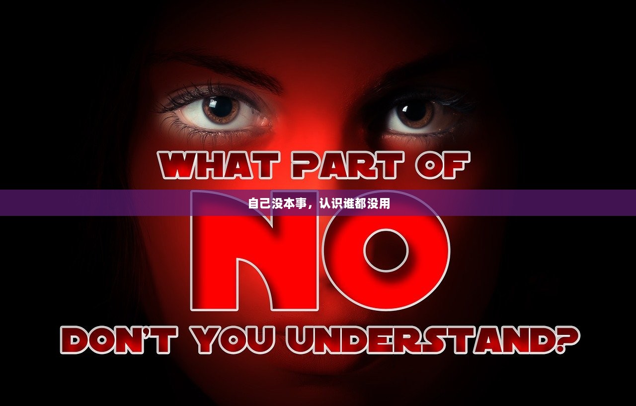 自己没本事，认识谁都没用  第1张