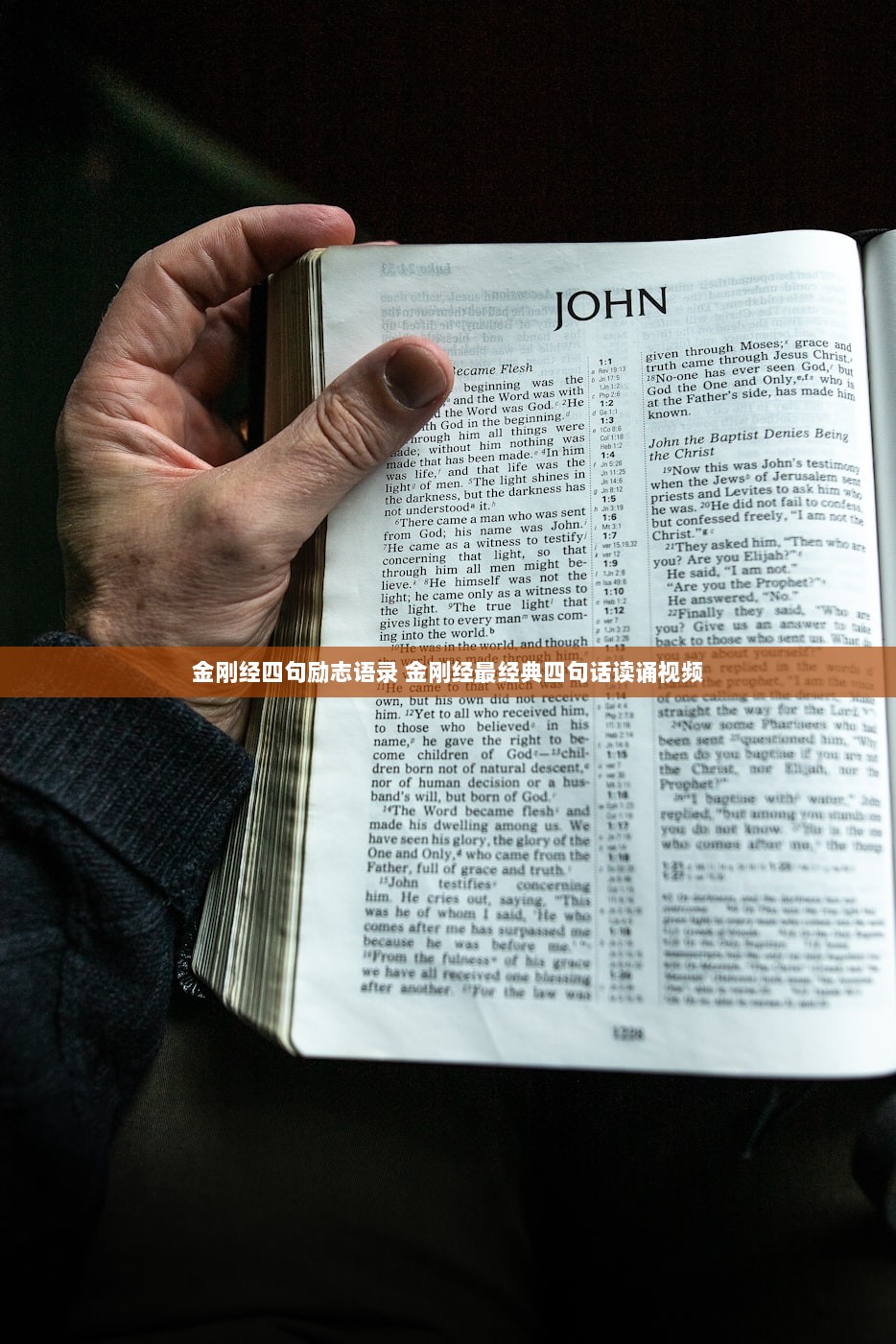 金刚经四句励志语录 金刚经最经典四句话读诵视频