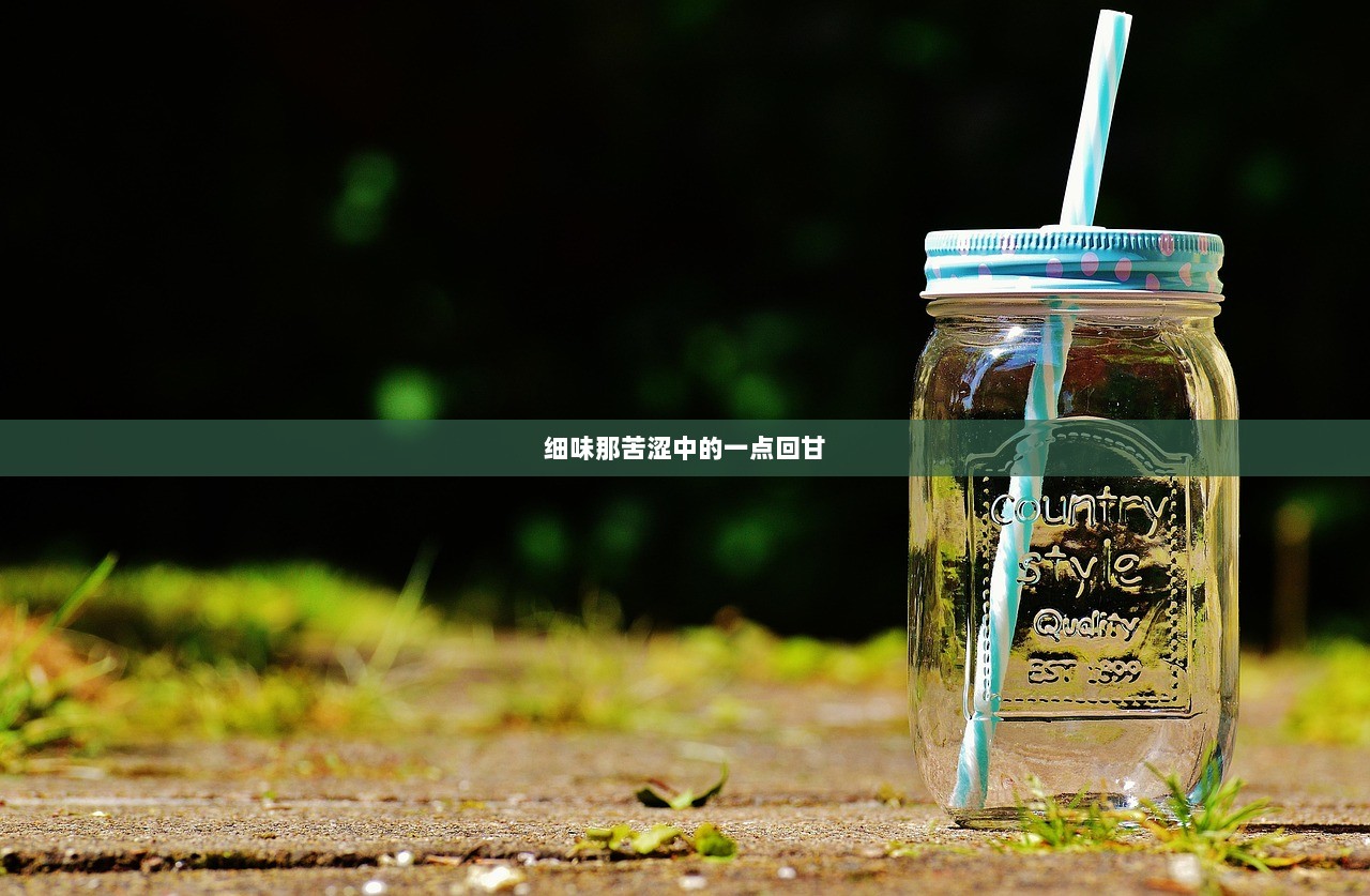 细味那苦涩中的一点回甘
