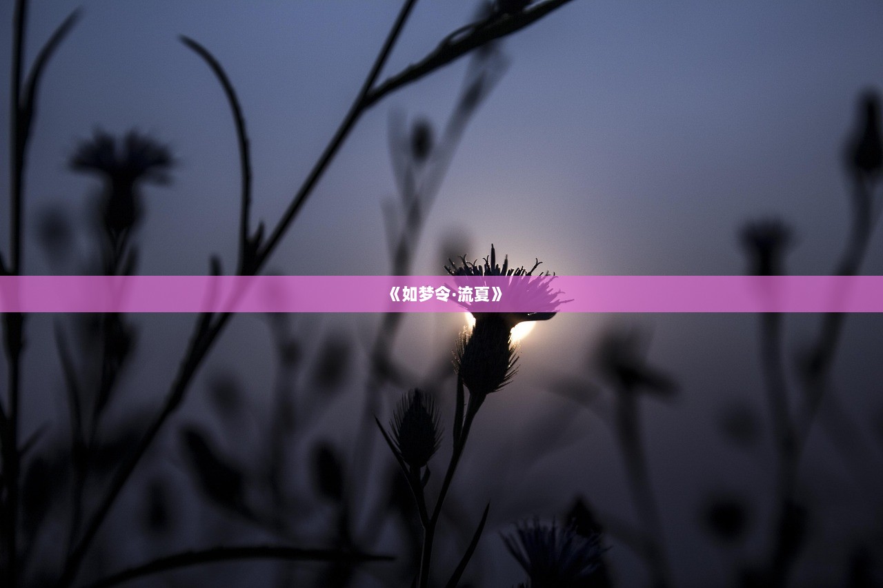 《如梦令·流夏》