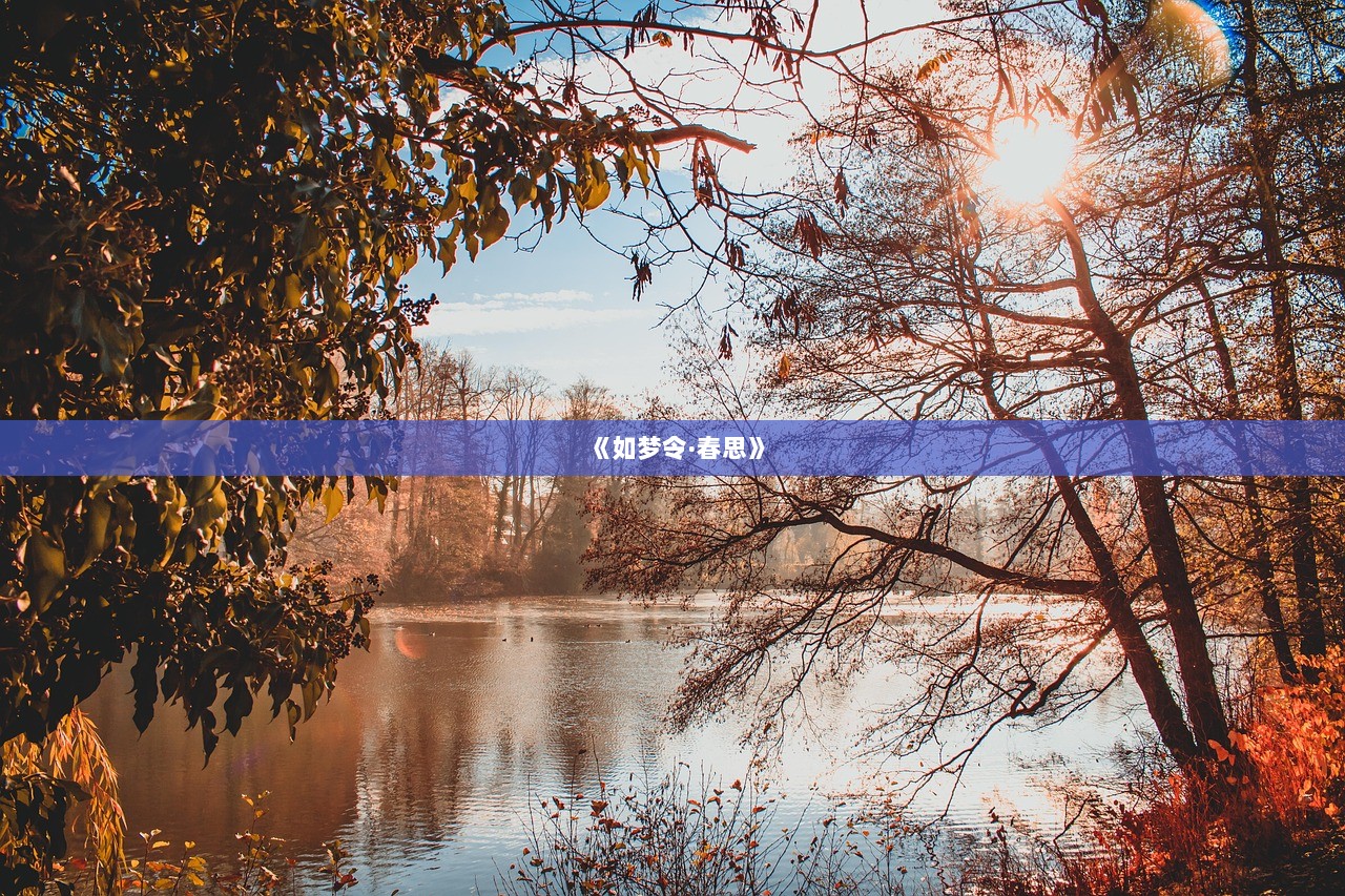 《如梦令·春思》