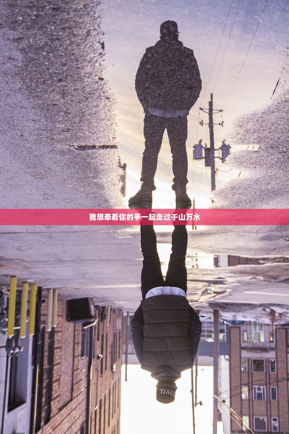 我想牵着你的手一起走过千山万水