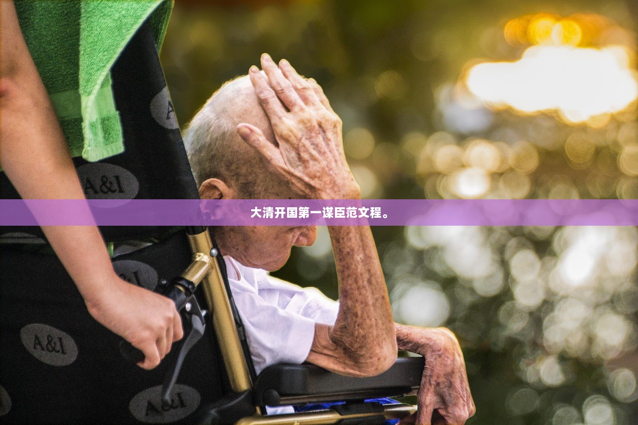 大清开国第一谋臣范文程。