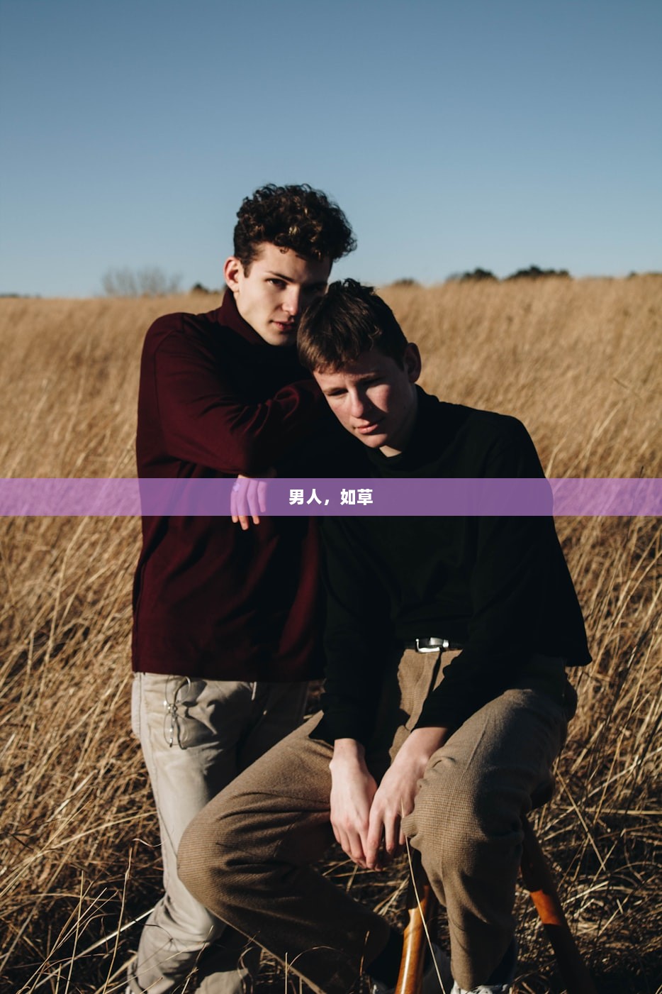 男人，如草